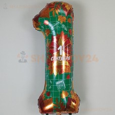 Шар (34''/86 см) Цифра, 1 Сентября, День Знаний